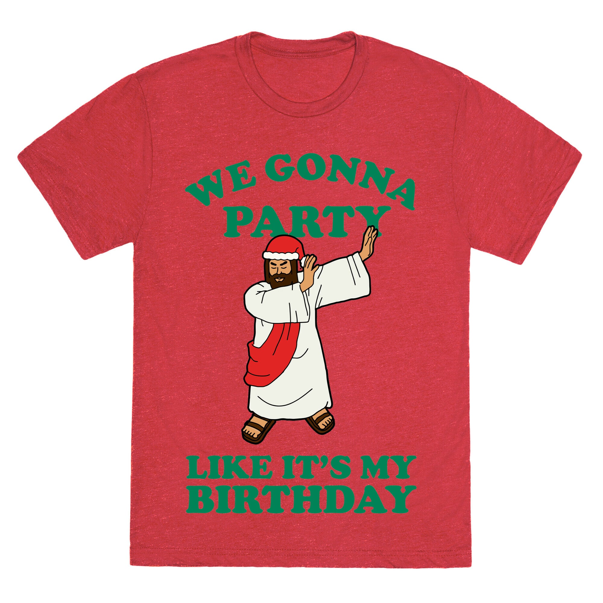 We gonna Party Like It's My Birthday Jesus Dab Unisex Triblend Tee